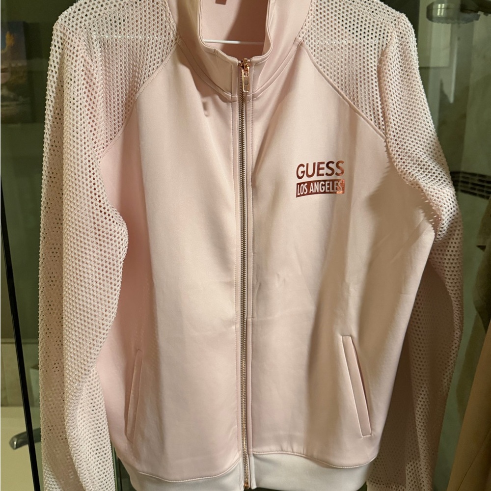 GUESS Light Pink Bomber Jacket